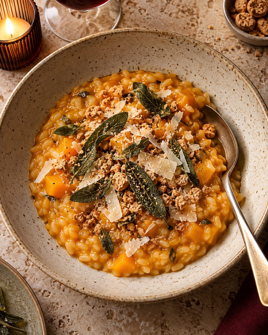 Le risotto de saison de Tiago Duarte, version automne à la courge